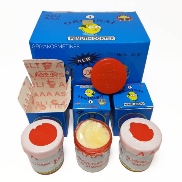 CREAM PEMUTIH DOKTER BOTAK ORIGINAL LUSINAN