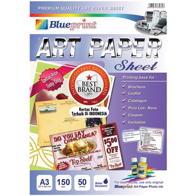 

Blueprint AP-A3150 - Art Paper Sheet A3
