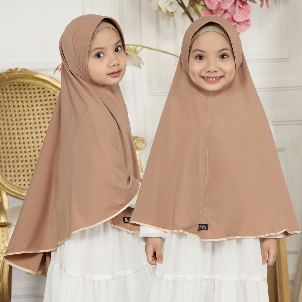 Hijab Instan Anak Model Syakira List Kerudung Anak Jersey Airis Pasar Hija'b