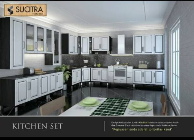 Kitchen set 2 pintu atas bawah sucitra