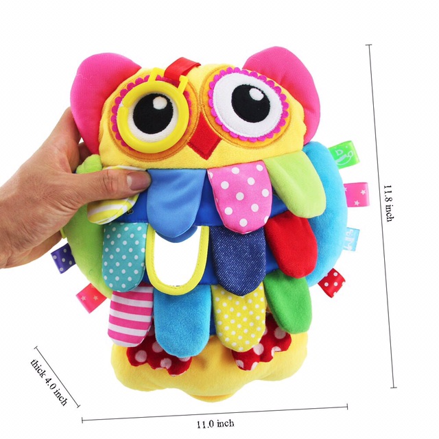 Boneka Lucu Burung Hantu Teytoy Baby Owl Rattle Besar