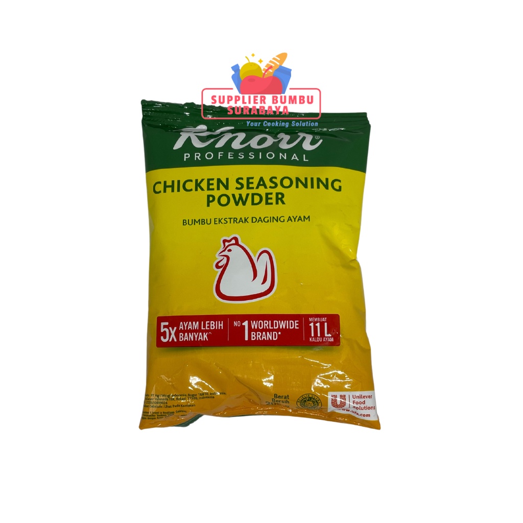 Jual Knorr Chicken Seasoning Powder 200g Bubuk Kaldu Ayam Halal