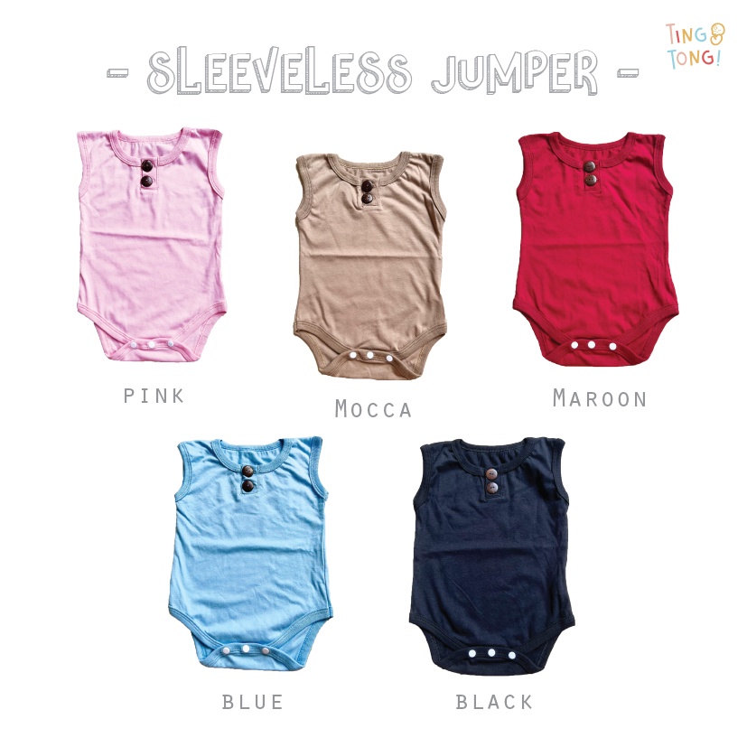 TINGTONG - Jumper Kutang Bayi - Baby Tanktop Jumper - Jumper Kodok Anak Bayi