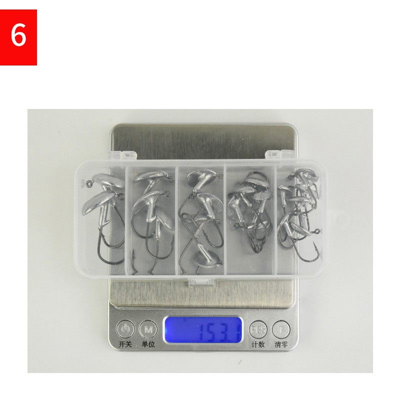 20pcs Kail Pancing 3.5g - 14g Bahan Carbon Steel Kualitas Tinggi