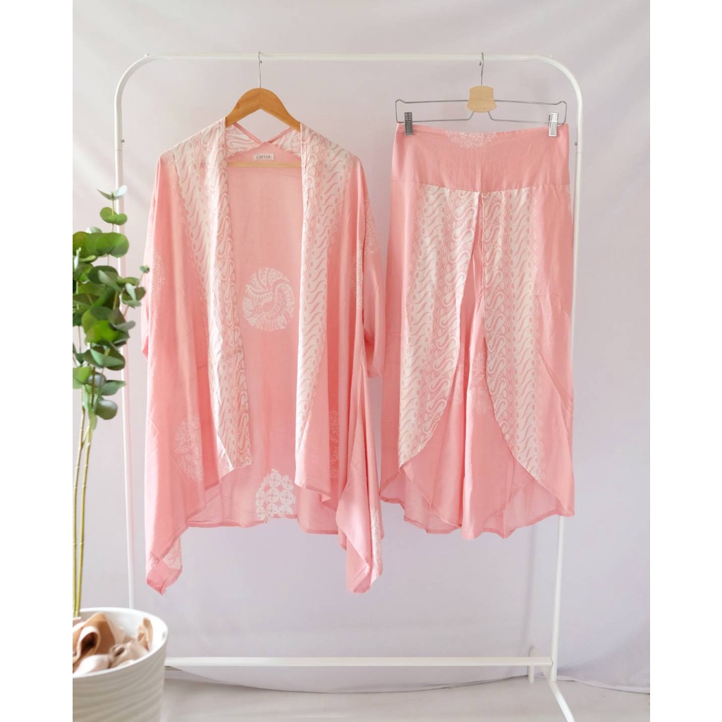 ONE SET BATIK WANITA OUTER+KULOT OUTER BATIK KULOT BATIK WANITA