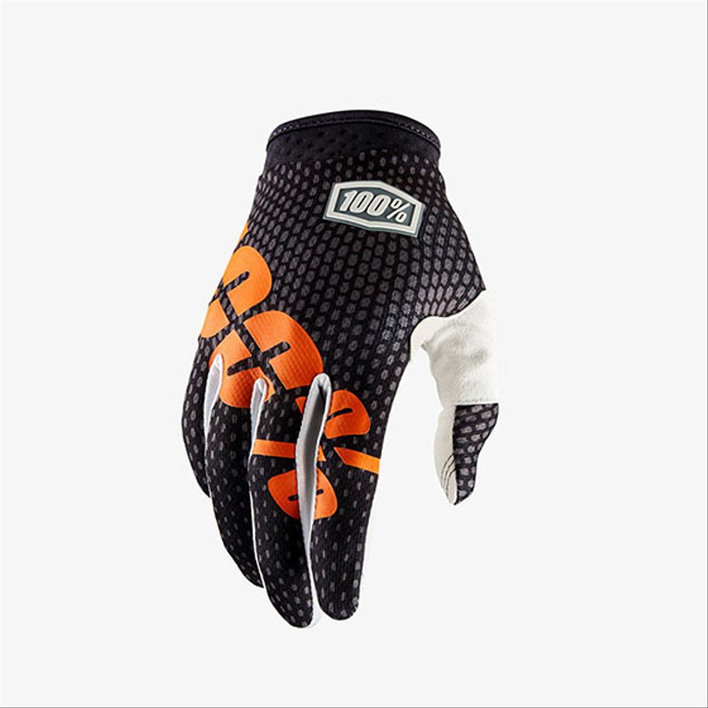 Glove iTrack Ride 100 Persen Sarung Tangan MTB Sepeda Motor Downhill Trail Motorcross Cross hitam pu