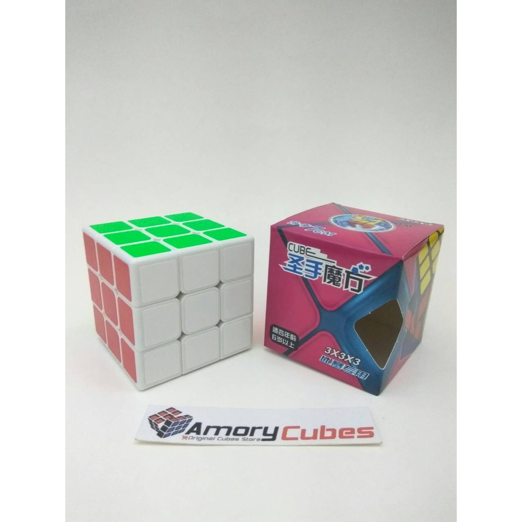 Rubik 3x3 Shengshou Legend Whitebase 7.0cm / Big Cubes / Toko Rubik / Amory Cubes