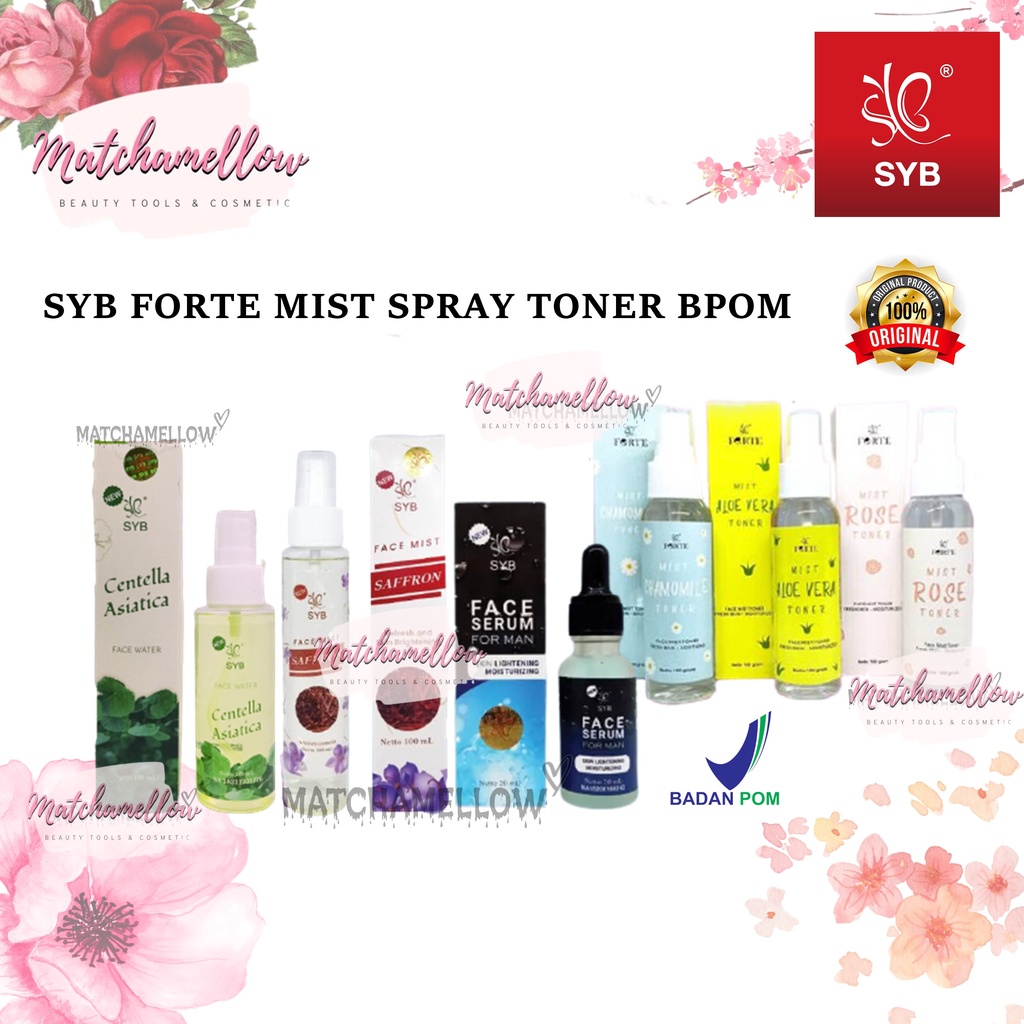 ❄️MATCHA❄️ SYB FORTE MIST SPRAY TONER BPOM / FACE TONER PENYEGAR &amp; PEMBERSIH