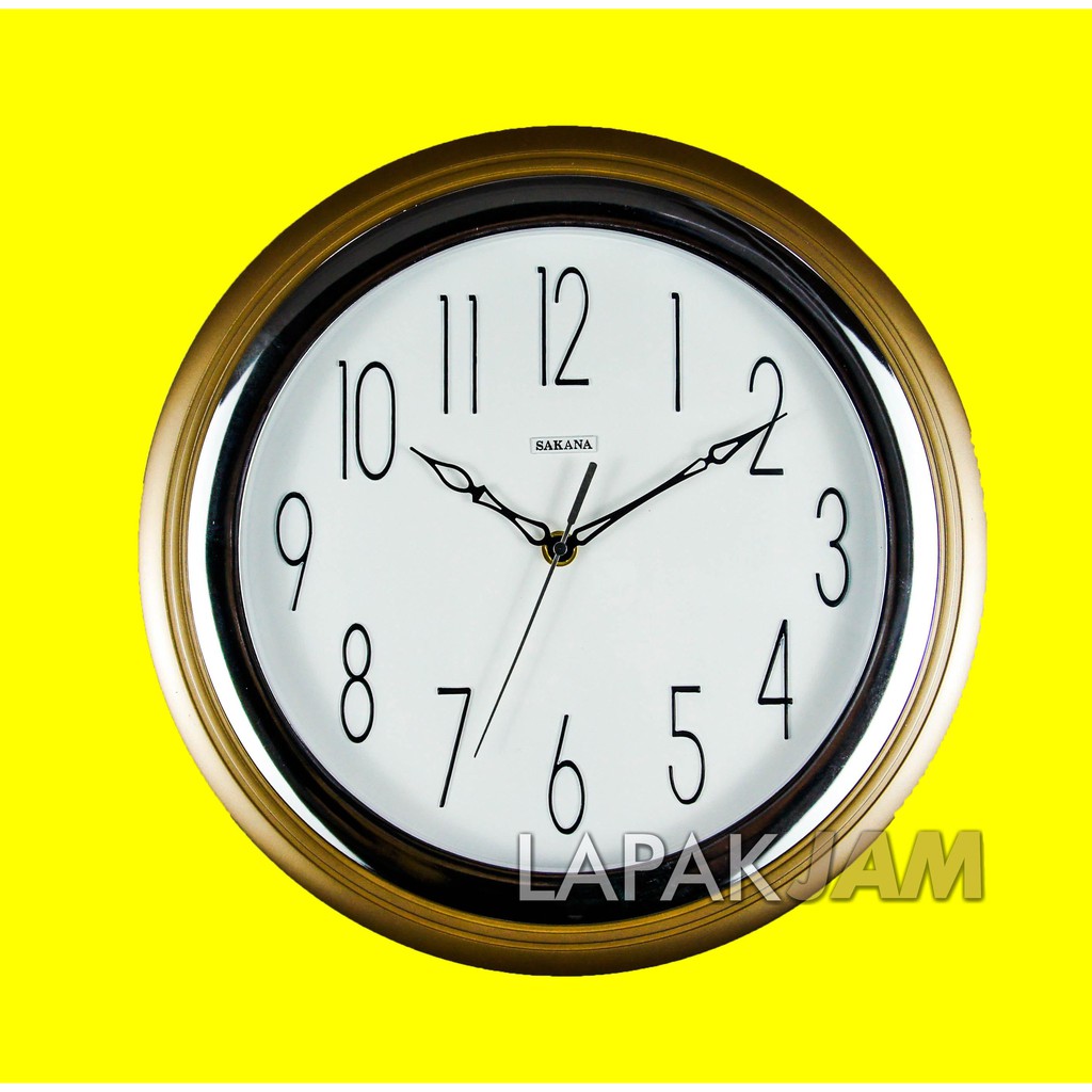 Jam Dinding Besar Hiasan Rumah Unik Wall Clock Murah Elegan SAKANA 510