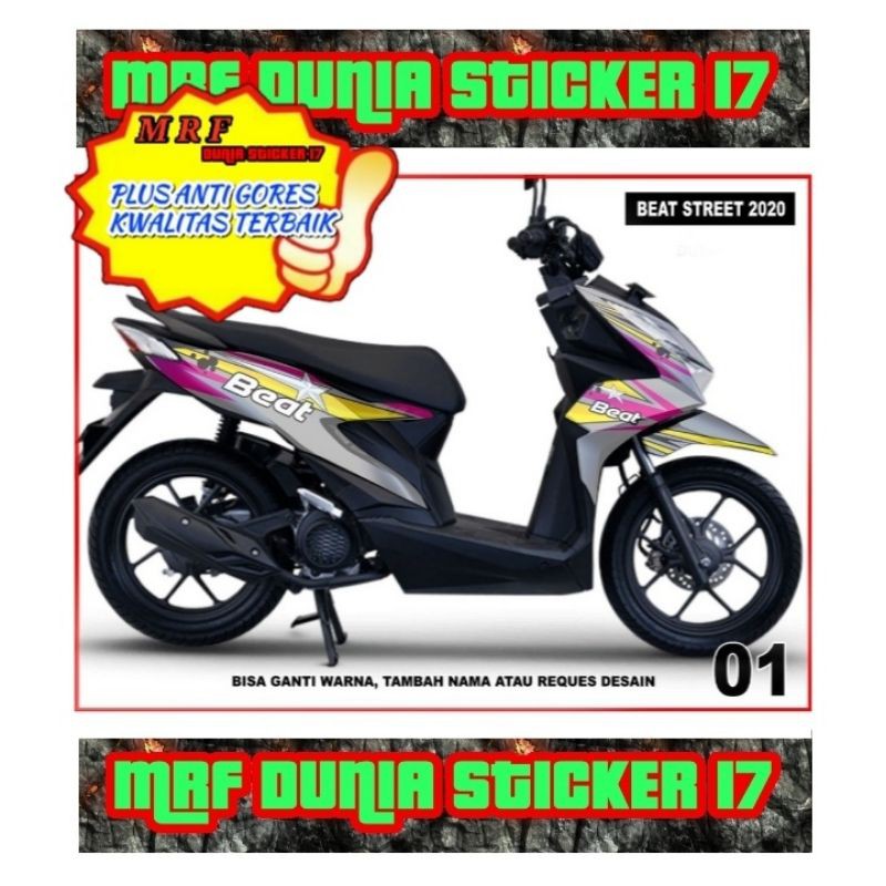 Sticker decal Beat street 2020 Full Body decal Beat street 2020 body Sticker Beat street 01