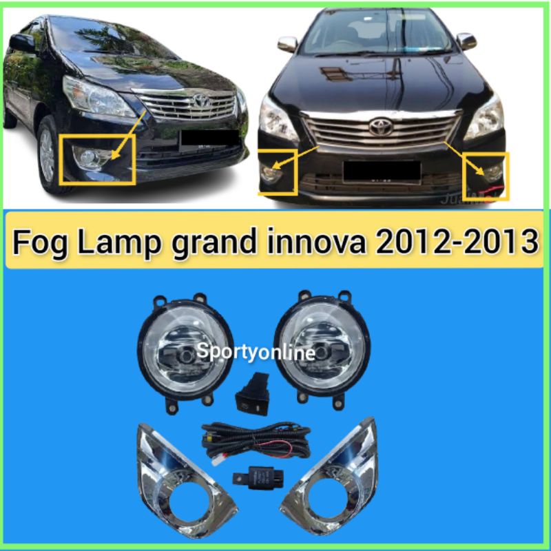 Fog lamp grand innova 2012-2013