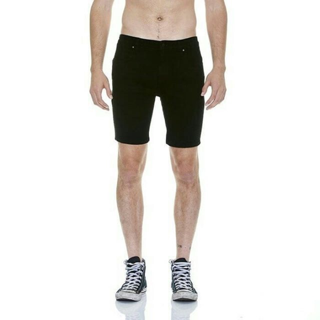 Wrangler Cigi Short Sonic Black Jean Original Celana Jeans Pendek Pria Hitam