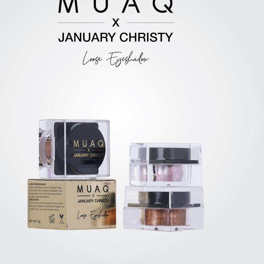 Promo terbaru LR087 MUAQ X JANUARY CHRISTY LOOSE EYESHADOW