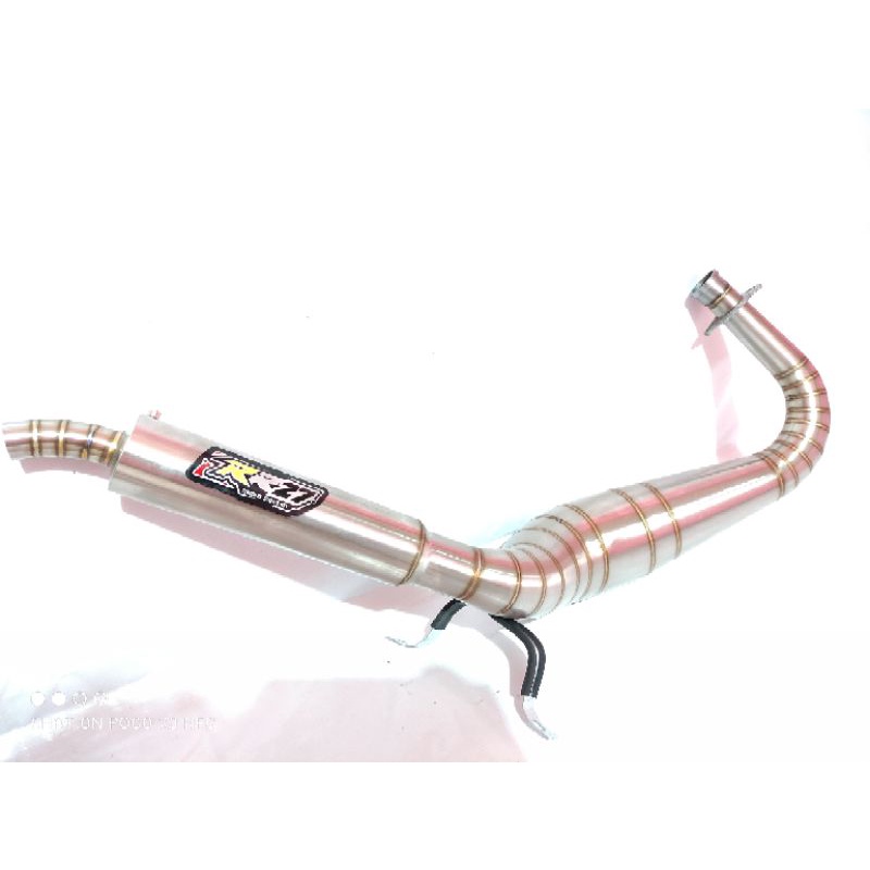 knalpot kolong knalpot RR27 EXHAUST kolong cobra full stnlis  // suara garing istimewa rx king rxz R