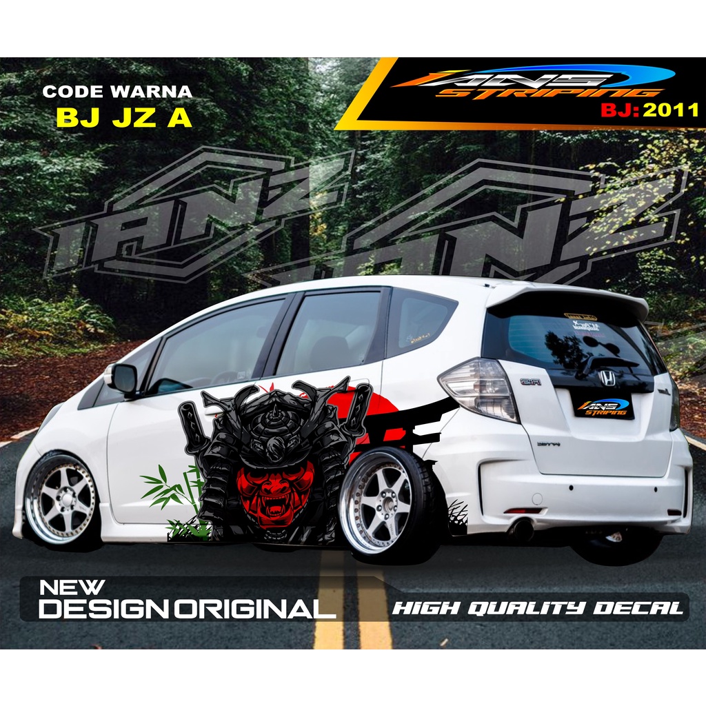 STICKER DECAL MOBIL HONDA JAZZ MOBILIO AGYA AYLA / STIKER VARIASI BODY SAMPING MOBIL AYLA / STIKER MOBIL TERMURAH / VARIASI STIKER MOBIL TERBARU / STIKER MOBIL