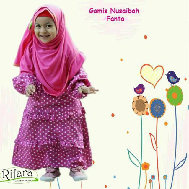 Gamis Anak Nusaibah by Rifara