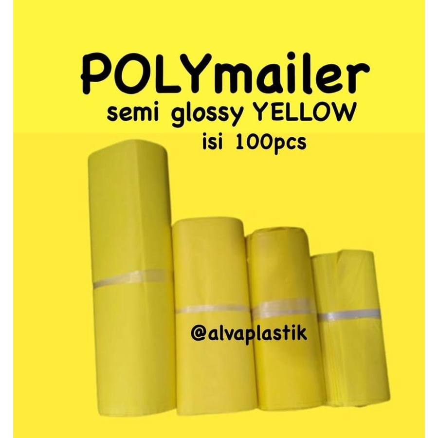 

Plastik POLYMAILER Grosir Kuning - Plastik Packing POLYMAILER Yellow Semi Glossy