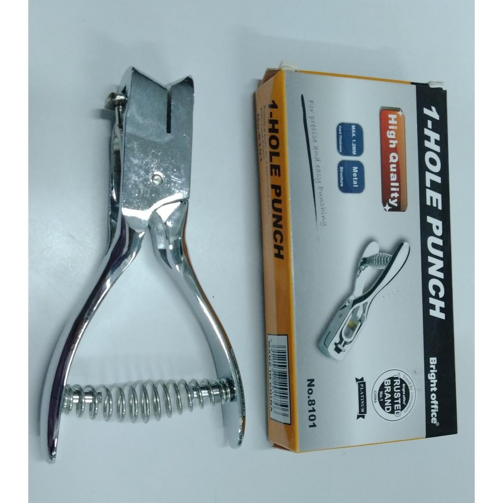 

PERFORATOR ID CARD BRIGHT OFFICE ONE HOLE PUNCH 8101