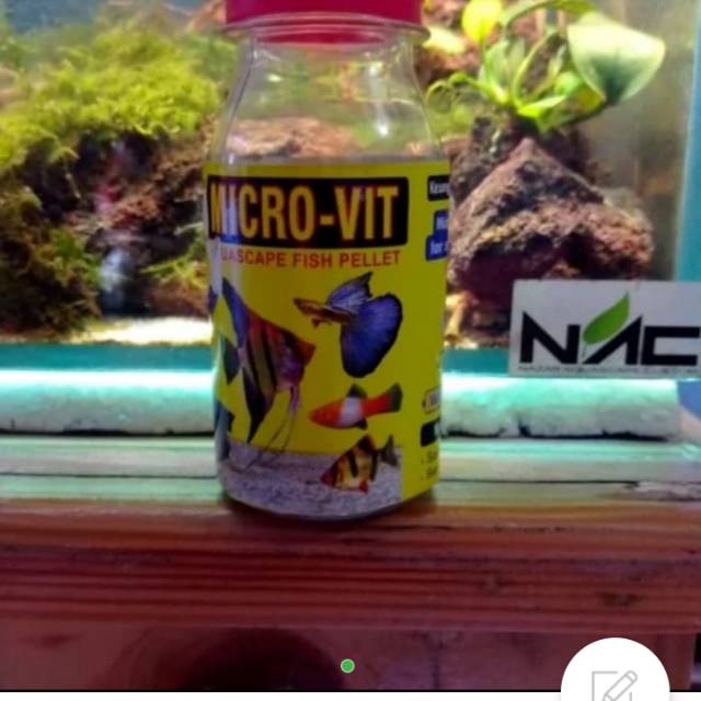 Micro Vit - Makanan ikan aquascape - Makanan ikan kecil -
