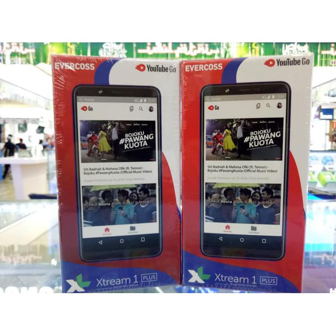 CUCI GUDANG Hp Evercoss Xtream 1 PLUS - Ram 1Gb Internal 8Gb Garansi Resmi - Hitam