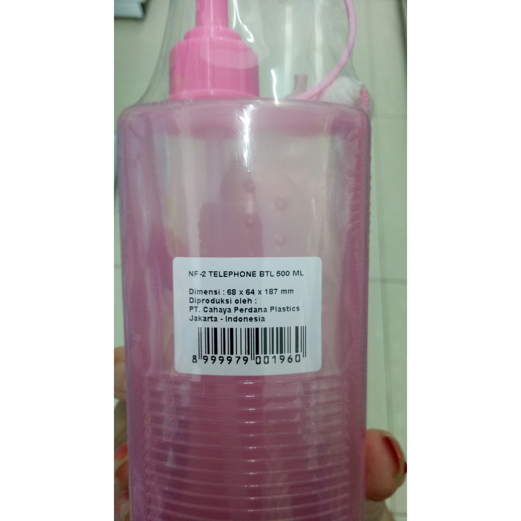 Lion Star NF-1 NF-2 Telephone Bottle 350 ml 500 ml Botol Minum Unik Bentuk Telepon Handphone HP-6