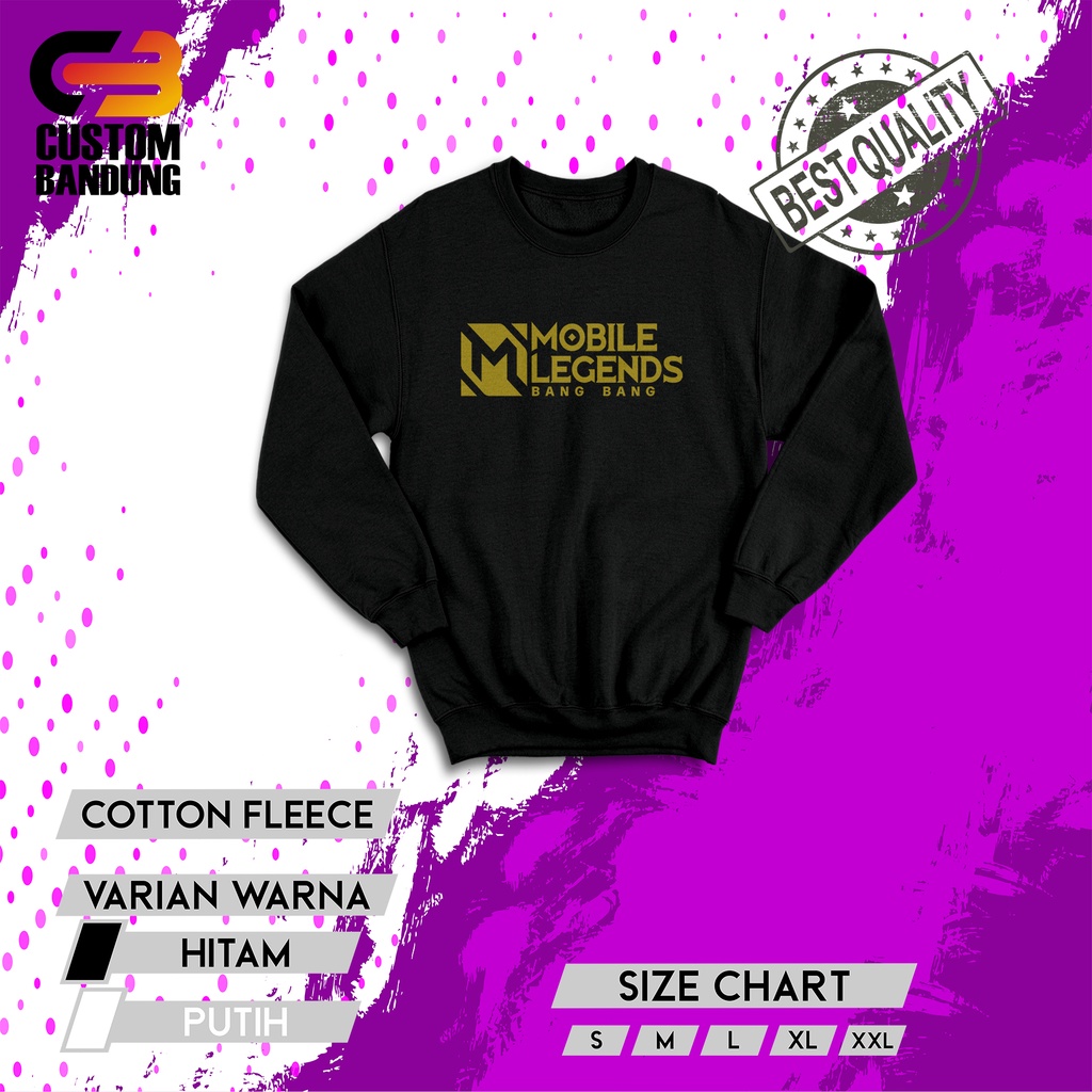 CREWNECK MOBILE LEGENDS  INDONESIA/ SWEETER BAJU CREWNECK CLUB MOTOR/ CREWNECK DISTRO/ CREWNECK KOMUNITAS/ CREWNECK CUSTOM/ COMBED LEMBUT NYAMAN DIPAKAI/ CREWNECK KEREN/ CREWNECK ORIGINAL