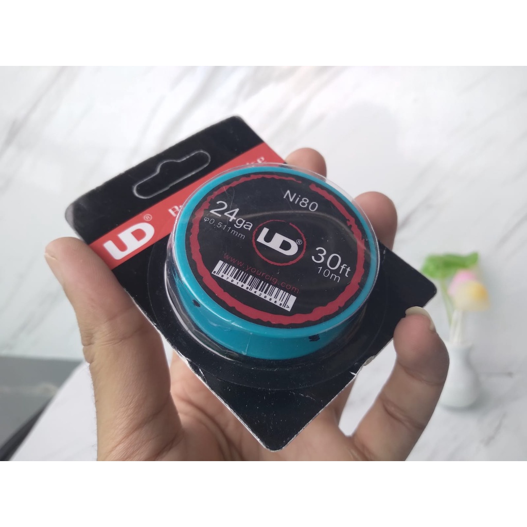 UD Nichrome 80 Wire 24 AWG 0.5mm Vaporizer Vapor Rda AUTHENTIC Jaminan Uang Kembali Bila Palsu