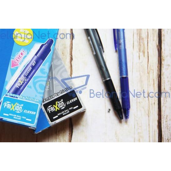 

☝ Pen Pilot Frixion (bisa dihapus / eraseable pen) 0.5mm / 0.7mm - Hitam, 0.7 mm ➮