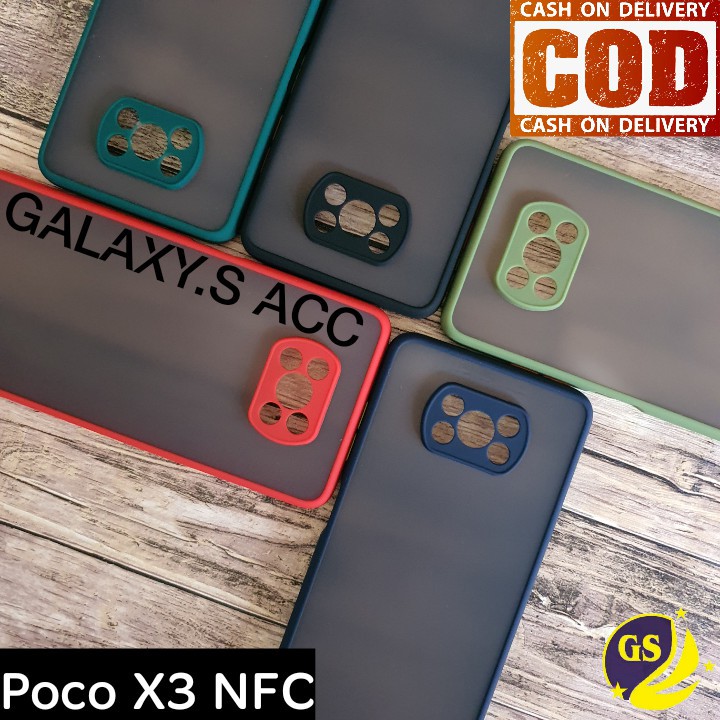 Xiaomi Pocophone Poco C40 M3 X3 PRO X3 NFC Case Dove Kamera Matte Fuze Transparan Colored Frosted My Choice