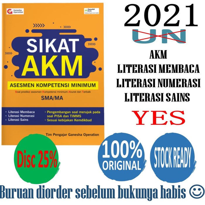 Buku Soal Akm Asesmen Kompetensi Minimum Sma Ma Murah Shopee Indonesia