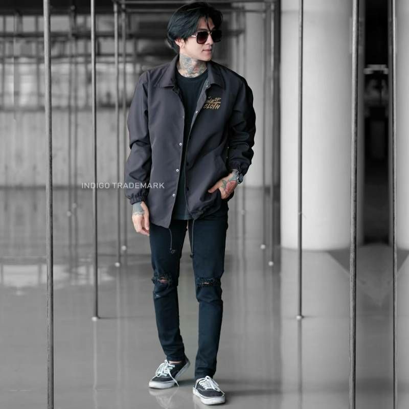 Jaket Coach Original Jaket Parasut Pria Jaket Pria Indigo Supply