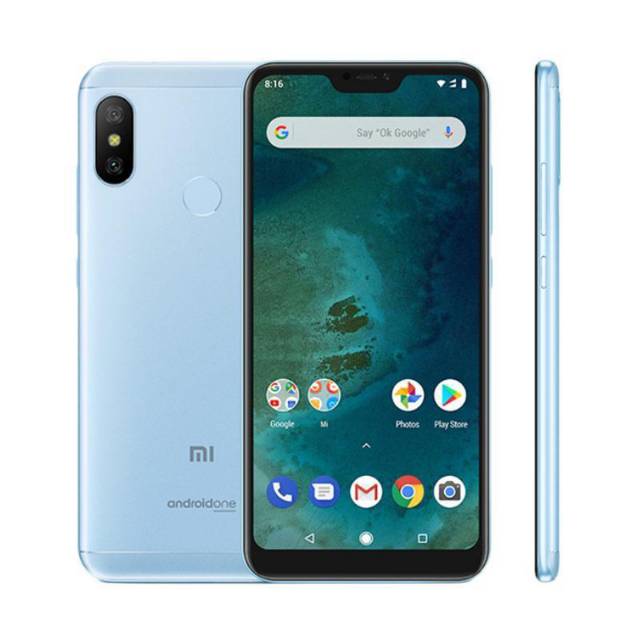 Xiaomi Mi A2 Lite - 3GB/32GB Blue - Garansi Distributor