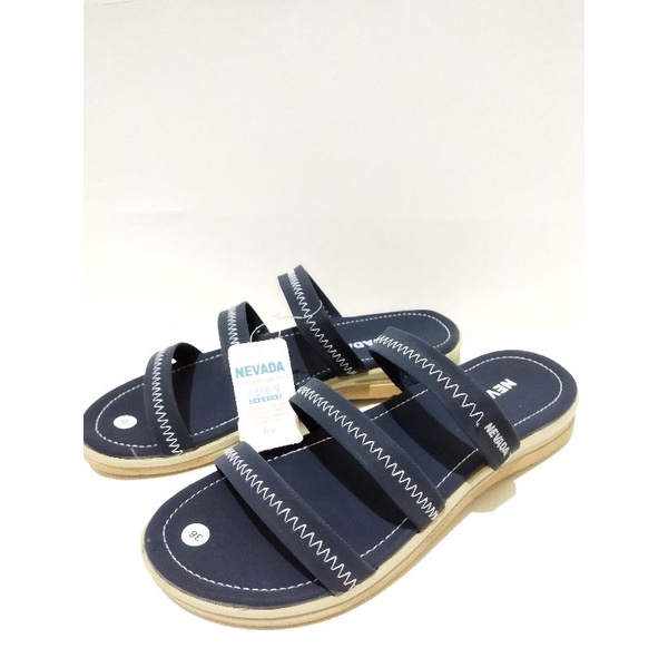 sandal wanita wedges Nevada ban 3 trendy/sandal wanita Nevada model terbaru