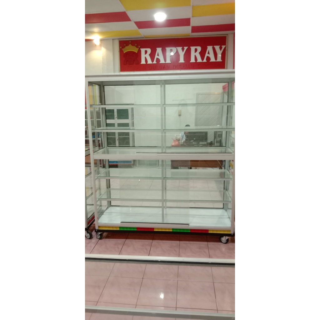 steling rak apotik 150x50x180