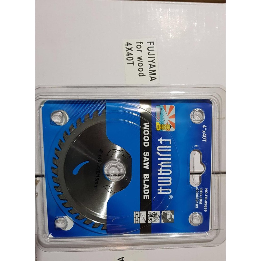 Mata Potong Kayu Gergaji Circle Circular Saw Blade 4 x 40t fujiyama