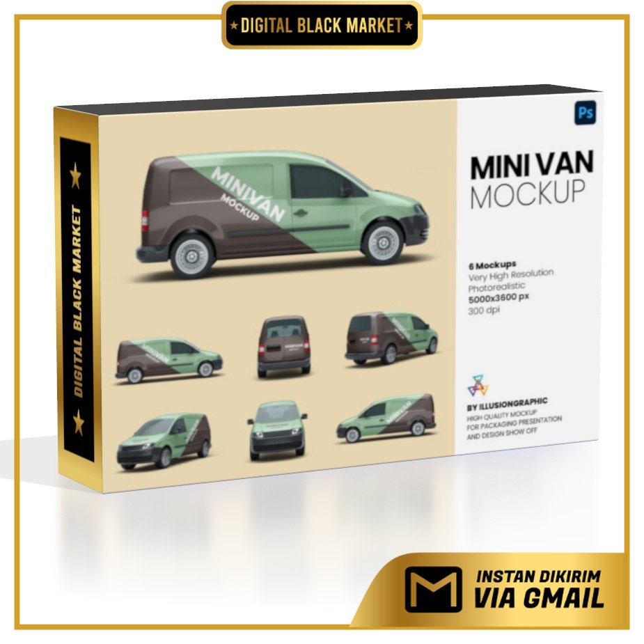 Mini Van Mockup 6