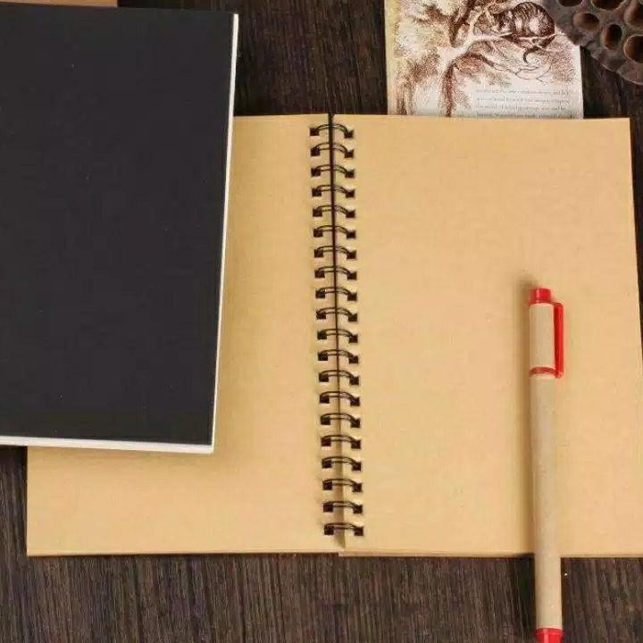 

LZN BUKU SKETSA / SKETCHBOOK / SKETCHBOOK A5 BROWN / SKETCHBOOK 웃➤ (Stock Banyak)