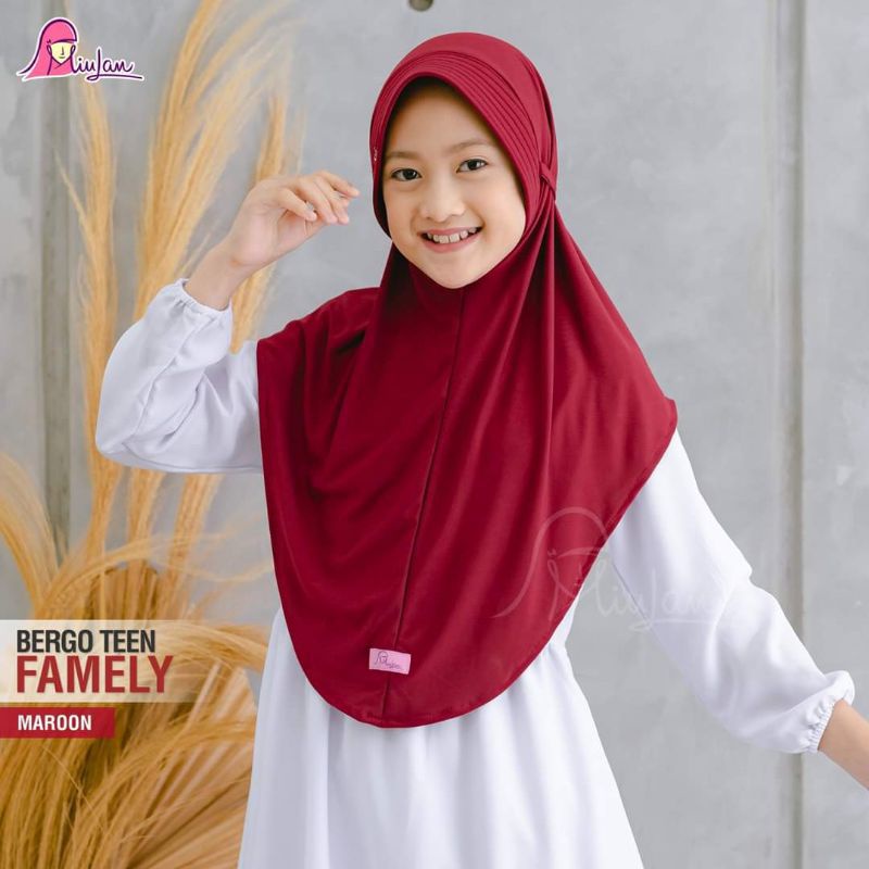 BERGO FAMELY TEEN MIULAN/HIJAB ANAK