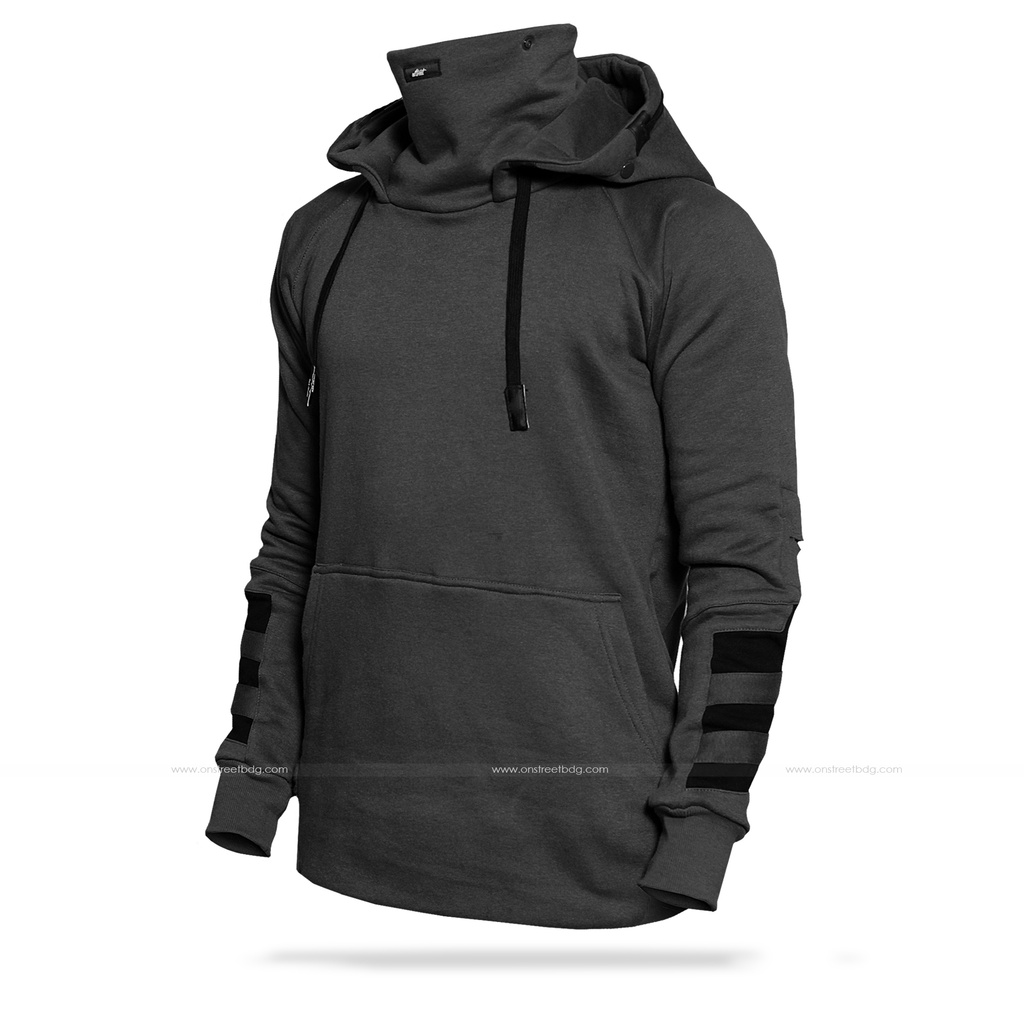 ONSTREET JAKET HIGH NECK HOODIE JUMPTRACK DARKGREY