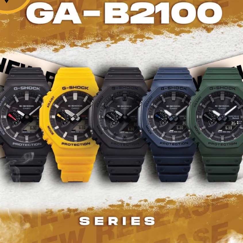 JAM TANGAN PRIA CASIO G-SHOCK GA-B2100 & GA-B2100C-9A GA-B2100C SERIES TERBARU ORIGINAL
