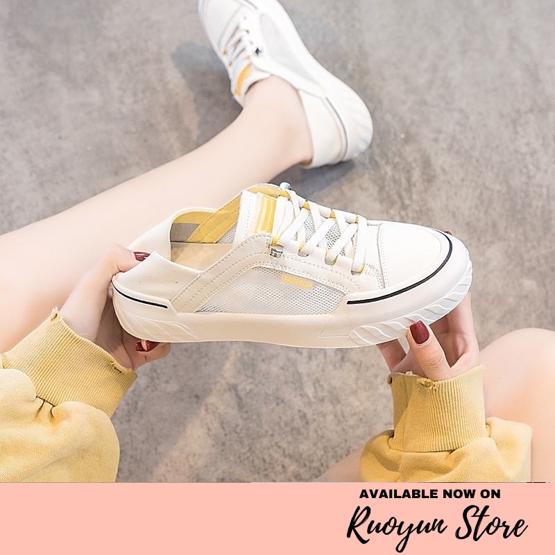 RYX - Flint Tie Sepatu Sneakers Wanita Fashion Casual / Olahraga - Ori Import