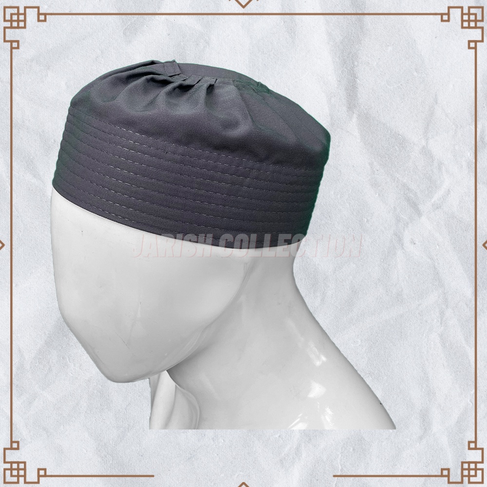 Peci Kopiah IJAZI Katun Polos Hijau Hitam Putih Abu Maroon Kopiah Sholat Santri Pria Dewasa Anak Laki Kopyah Bulat Haji Habib Syeikh Habaib Syech Haqqani HQ Kopeah Pesantren Malaysia Assagofah Terompah Oman Madinah Mesir Turki Pakistan Afghanistan Ori NU