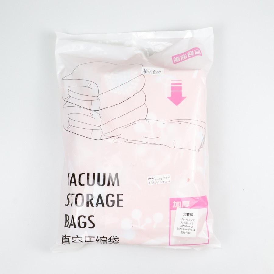 Plastik Vacum Bag Simpan Baju - Vacuum Clothes Bag Free Pompa