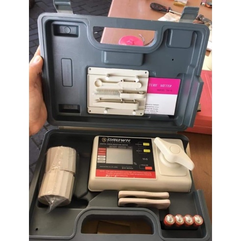 Alat Ukur Kadar Air Padi Gabah Gandum Moisture Tester TA-5 CRown