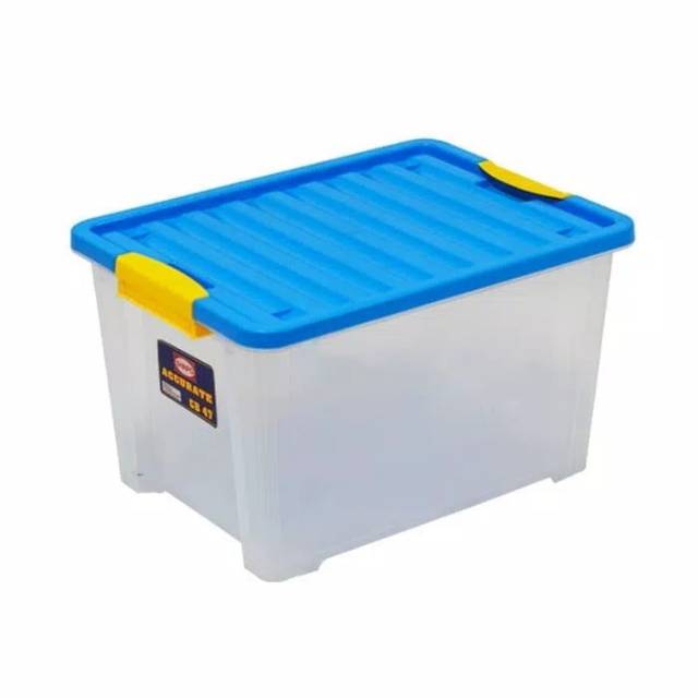 BOX CONTAINER ACCURATE SHINPO CB 47 LITER (LEBIH TEBAL) / KONTAINER SERBAGUNA