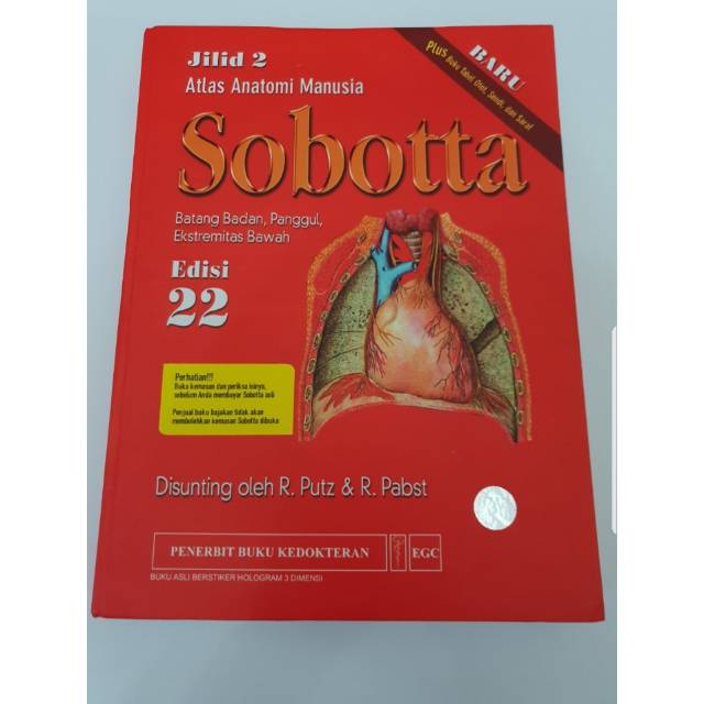 Preloved Atlas Sobotta jilid 2 edisi 22