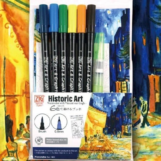 

STOK BARU! HISTORIC ART - WATERCOLOUR WITH VINCENT VAN GOGH (WM-21/TUT6V) ALAT LUKIS TERUPDATE AL8