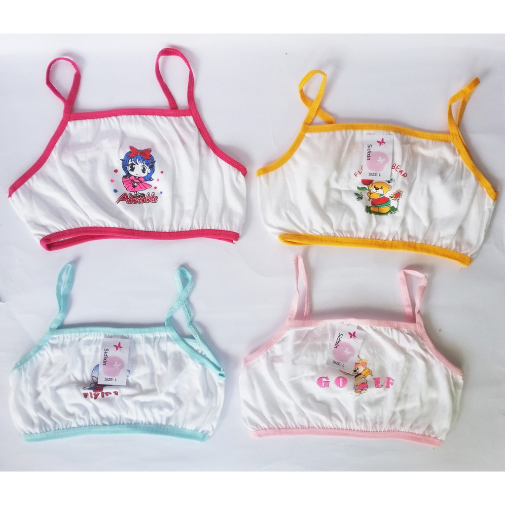 Miniset Anak Perempuan Motif Kartun Bahan Katun Import / Miniset Untuk Anak Perempuan/bra/ BISA SATUAN !!