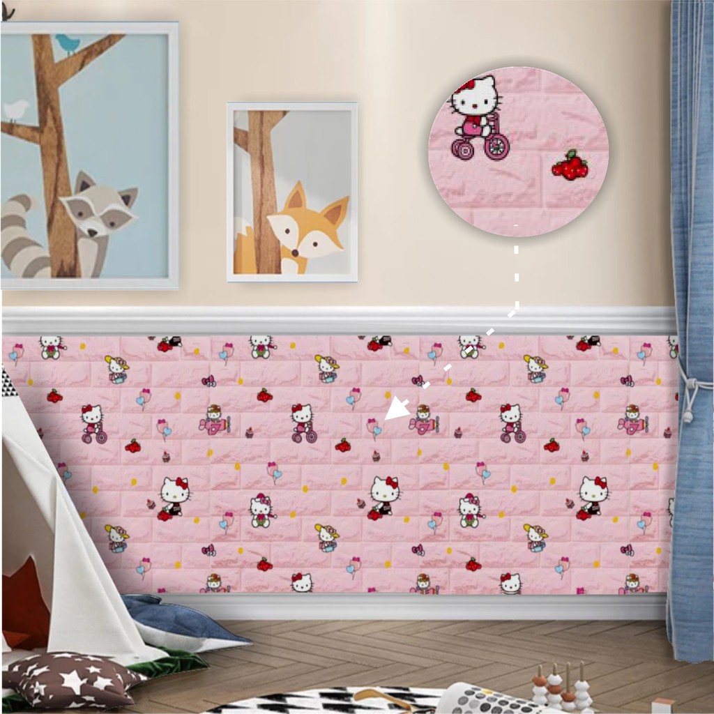 Wallpaper Dinding Hello Kitty 3d Image Num 78
