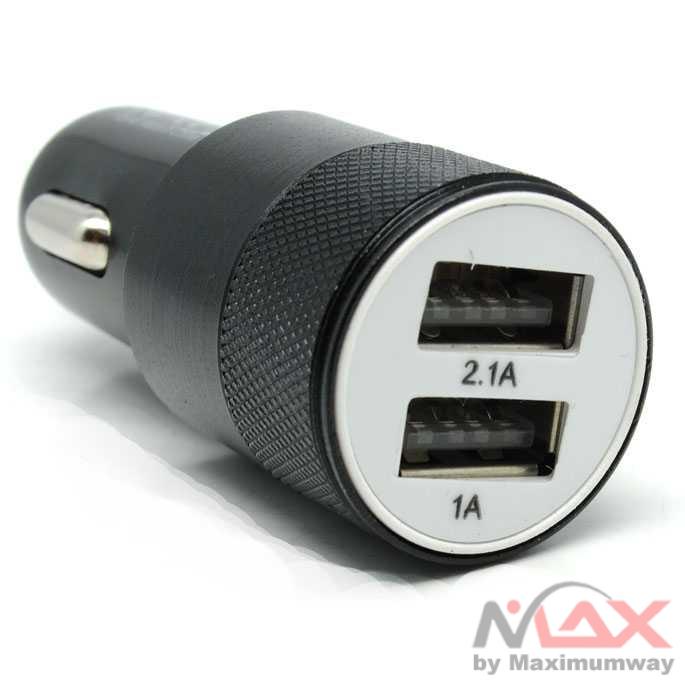 OLAF charger mobil Quick Car Charger Dual USB 2.1A 1.0A - O12 Port 2 Port Kabel Data Cable android